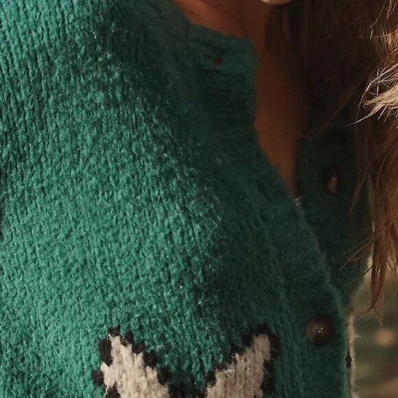 Anthropologie Maeve Bunny Slope Cardigan New - Picture 8 of 8